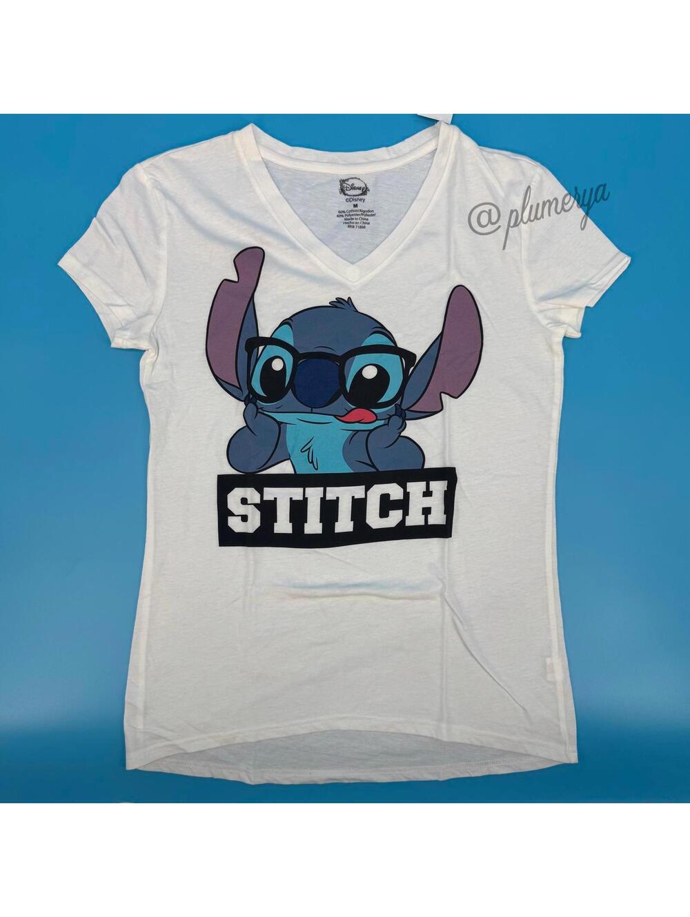 Disney Lilo & Stitch Vintage Y2K Women's Graphic Print T-Shirt Size M NWT